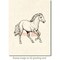 Deep Red Stamps Wild Horse Rubber Cling Stamp 3.25 x 3.2 inches
